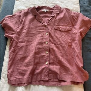 Madewell short sleeve button down